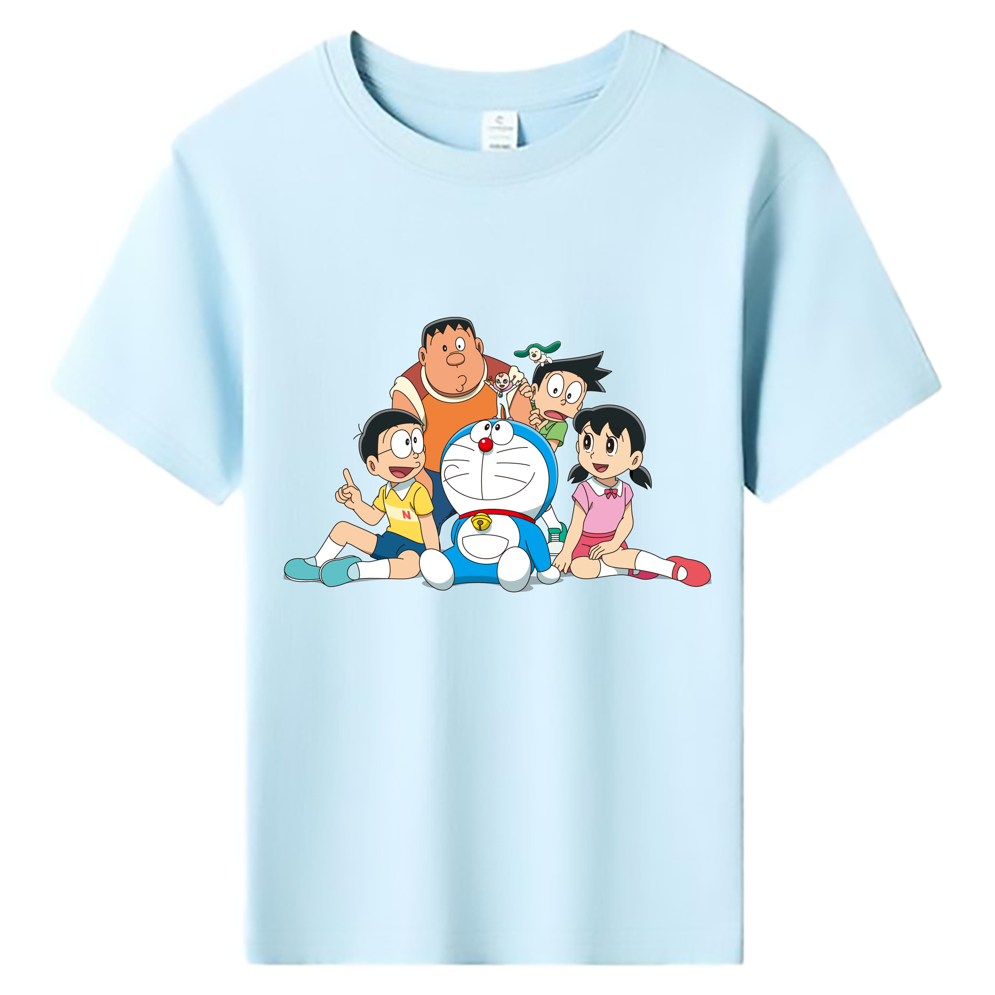 （画像用） ドラえもん Doraemon 綿100％キッズTシャツ（フロントプリント）